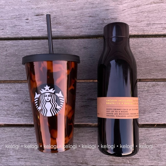 🐯LAST SET🐯Starbucks Tortoise & Black Tumbler Set - Picture 4 of 6